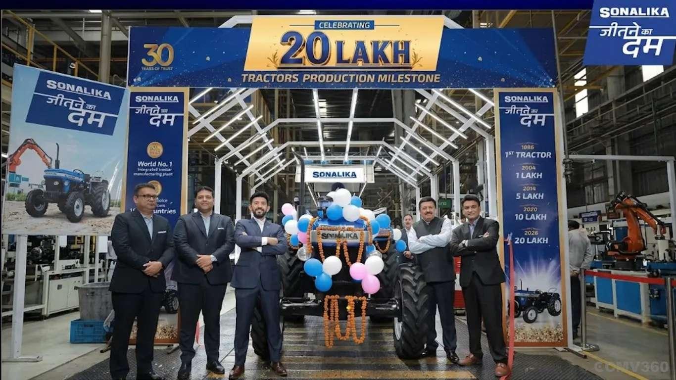 Sonalika Achieves 20 Lakh Tractor Production Milestone at Hoshiarpur Plant Sonalika Achieves 20 Lakh Tractor Production Milestone at Hoshiarpur Plant