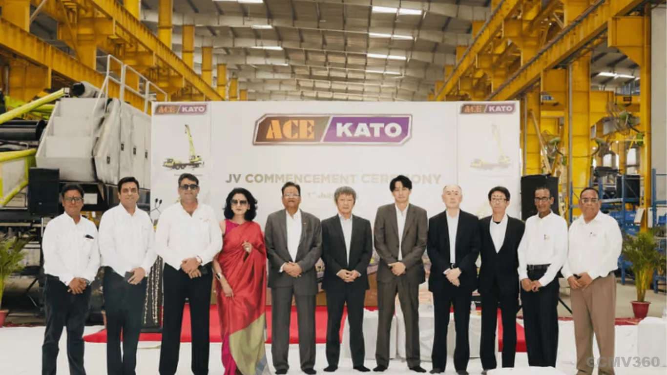 ACE and Kato Launch ₹200 Crore Joint Venture to Manufacture Heavy-Duty Cranes in India ACE-Kato JV Invests ₹200 Crore for Crane Plant in India