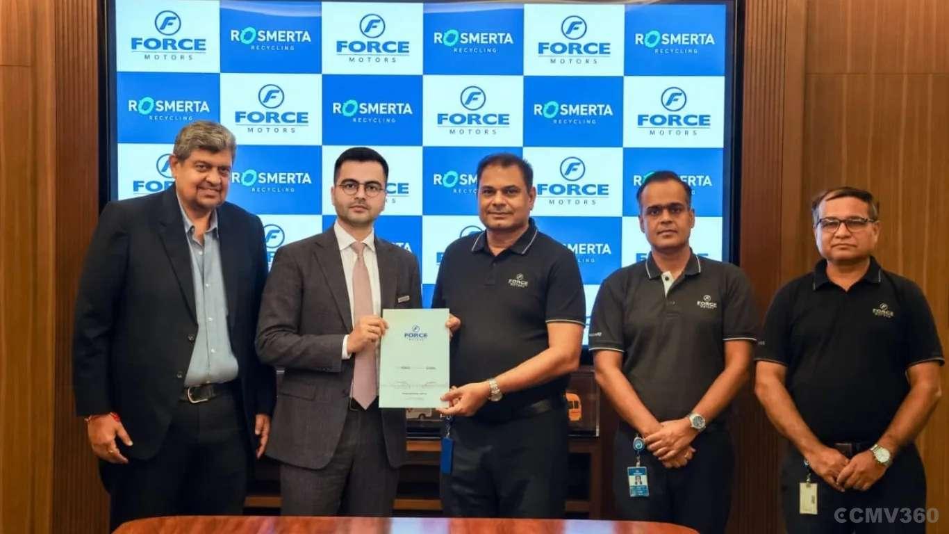 Force Motors Partners Rosmerta for Sustainable Vehicle Scrappage Force Motors Partners Rosmerta for Sustainable Vehicle Scrappage