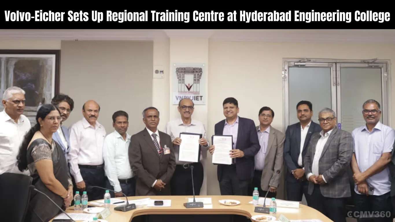 Volvo-Eicher Sets Up Regional Training Centre at Hyderabad Engineering College Volvo-Eicher Sets Up Regional Training Centre at Hyderabad Engineering College