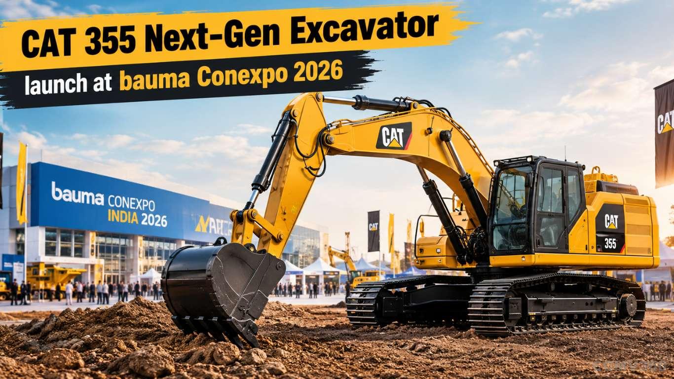 CAT 355 Next-Gen Excavator Debuts in India With 445 HP Power and 54-Tonne Operating Weight Untitled design (2).pngCAT 355 Next-Gen Excavator Debuts in India With 445 HP Power and 54-Tonne Operating Weight