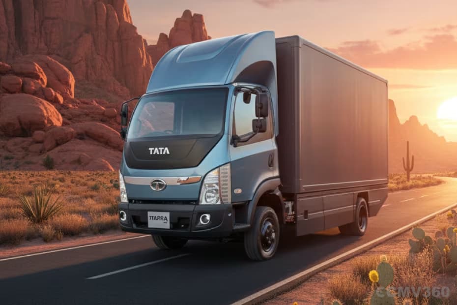 Tata Ultra E.9 Left Front Three Quarter Tata Ultra E.9 Left Front Three Quarter