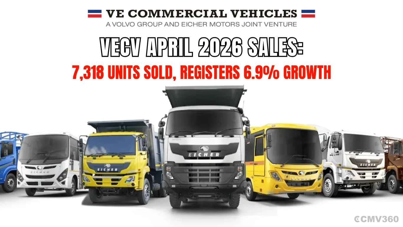VECV April 2026 Sales: 7,318 Units Sold, Registers 6.9% Growth VECV April 2026 Sales: 7,318 Units, 6.9% Growth