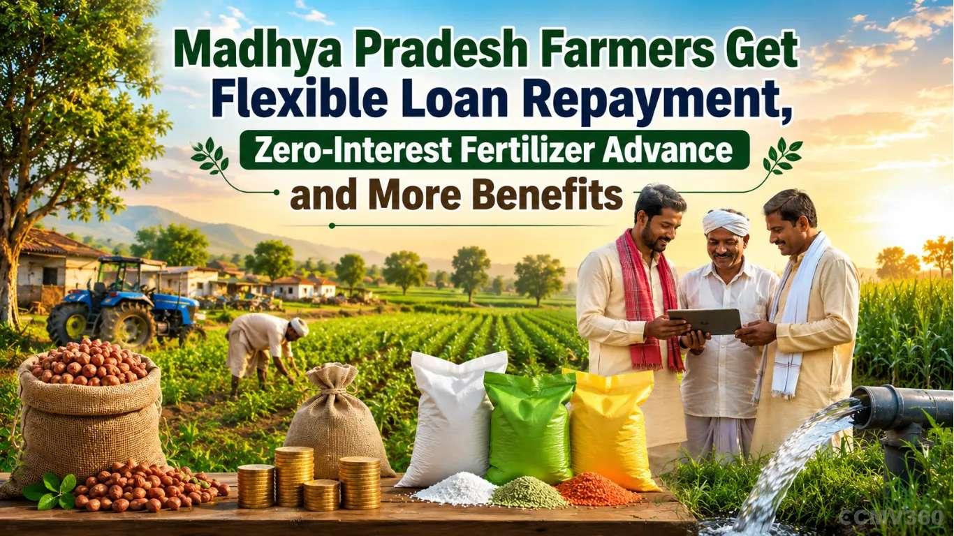 Madhya Pradesh Farmers Get Flexible Loan Repayment, Zero-Interest Fertilizer Advance and More Benefits Madhya Pradesh Farmers Get Flexible Loan Repayment, Zero-Interest Fertilizer Advance and More Benefits