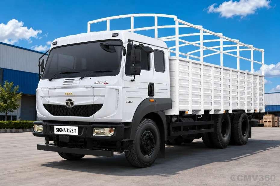 TATA Signa 3123.T truck left front three-quarter view TATA Signa 3123.T truck left front three-quarter view