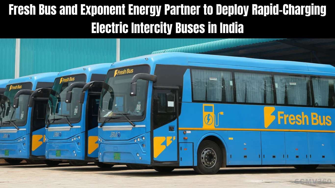 Fresh Bus, Exponent Energy Partner for Rapid-Charge EV Buses Fresh Bus, Exponent Energy Partner for Rapid-Charge EV Buses