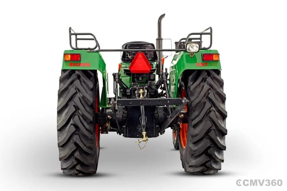 Eicher 557 2WD tractor rear view Eicher 557 2WD tractor rear view