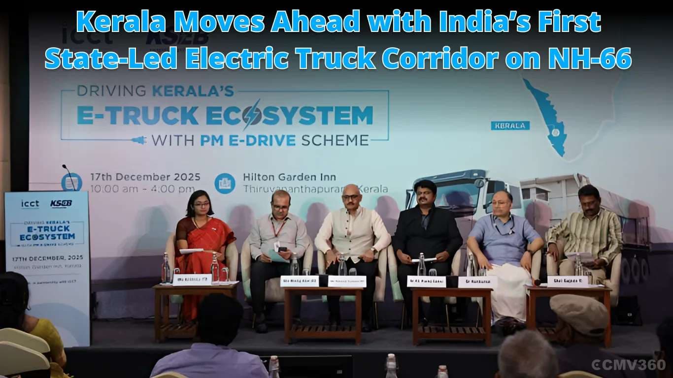 Kerala Moves Ahead with India’s First State-Led Electric Truck Corridor on NH-66 Kerala Moves Ahead with India’s First State-Led Electric Truck Corridor on NH-66