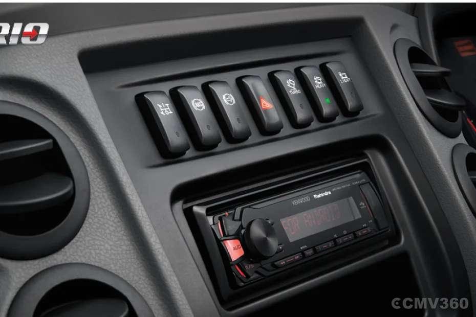 Convenient rocker switches with Kenwood audio system Convenient rocker switches with Kenwood audio system