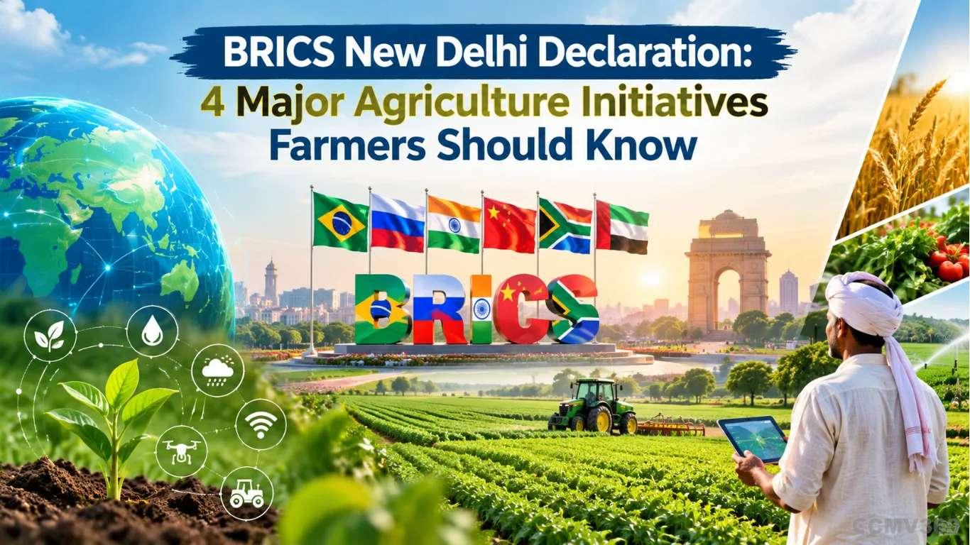 BRICS New Delhi Declaration: 4 Major Agriculture Initiatives Farmers Should Know BRICS New Delhi Declaration: 4 Major Agriculture Initiatives Farmers Should Know